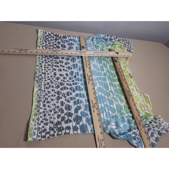 Beautiful Women Blouse Sz M 3/4 Sleeve See through Y2K Coastal Beach Minimalist - Picture 5 of 6